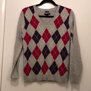 Tommy Hilfiger Argyle Sweater, M